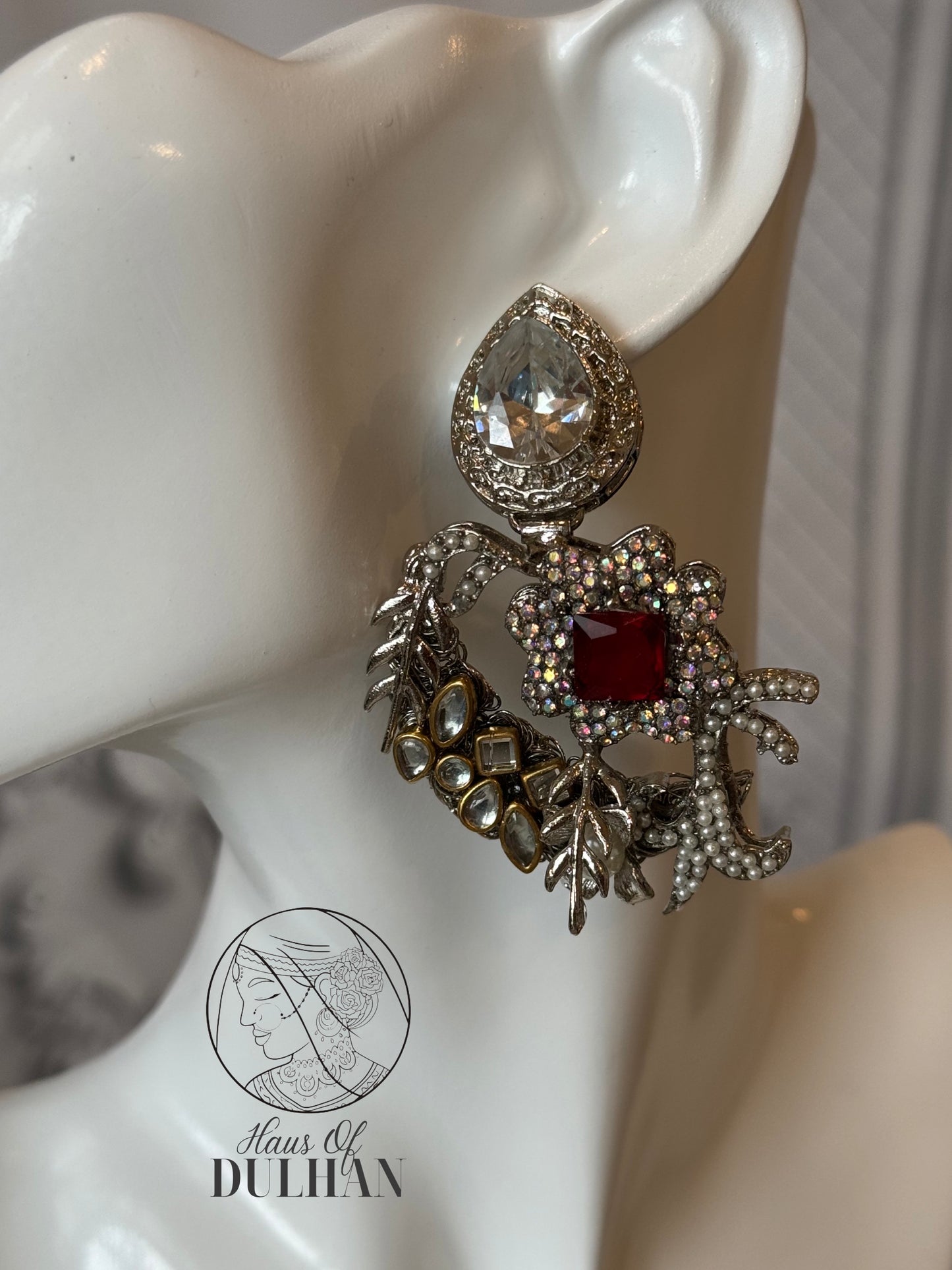 Sadaf Statement Earrings