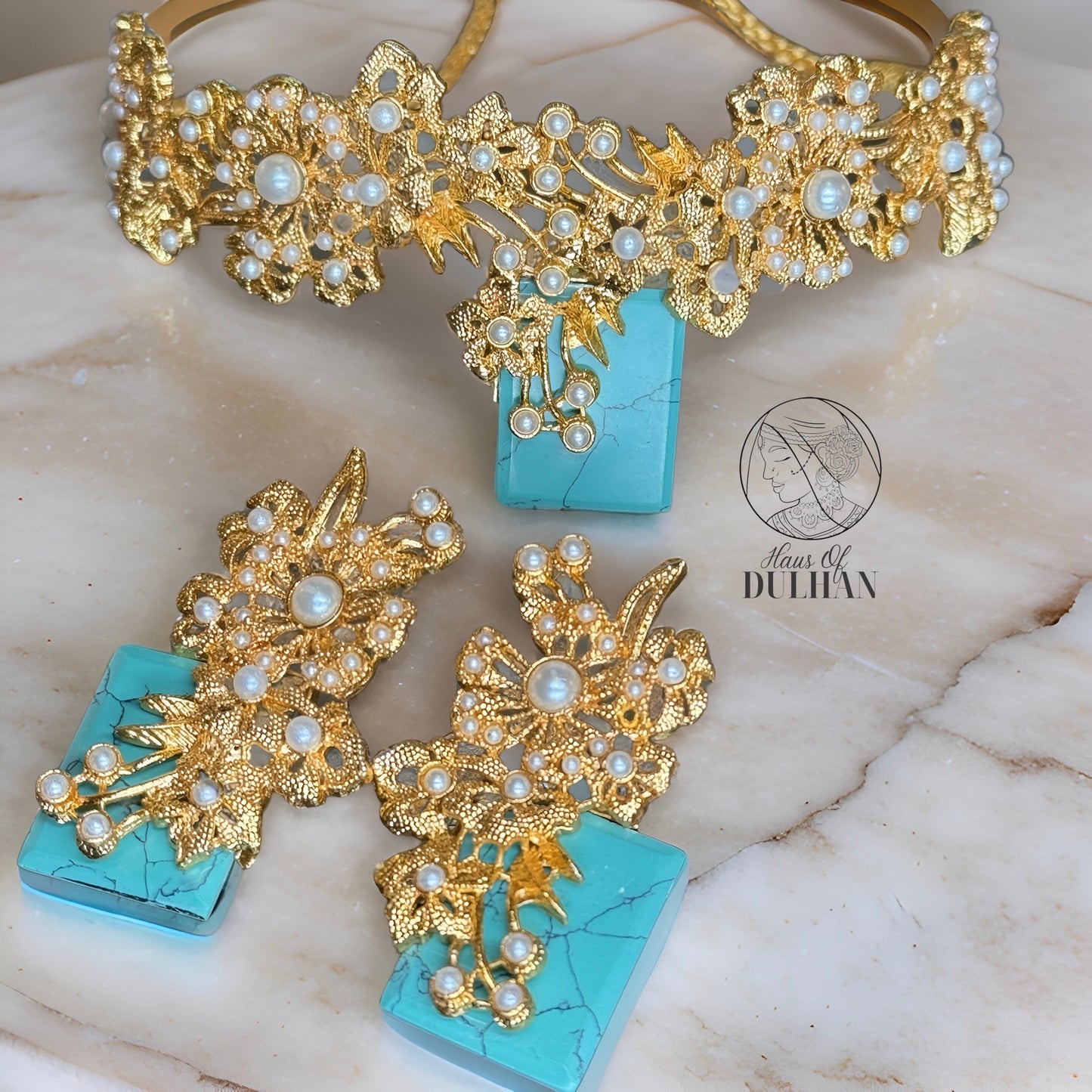 Misha Feroza Choker Set