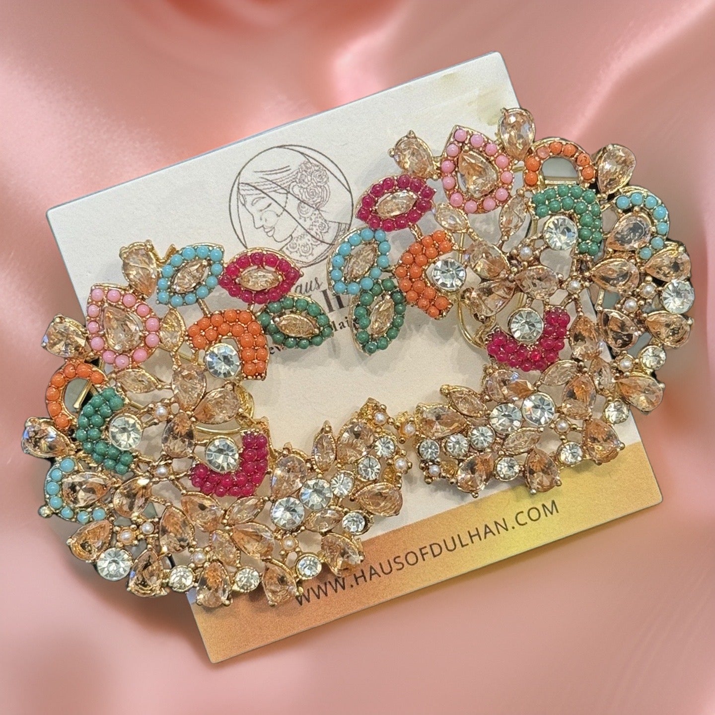 Ayla Oversized multistone studs