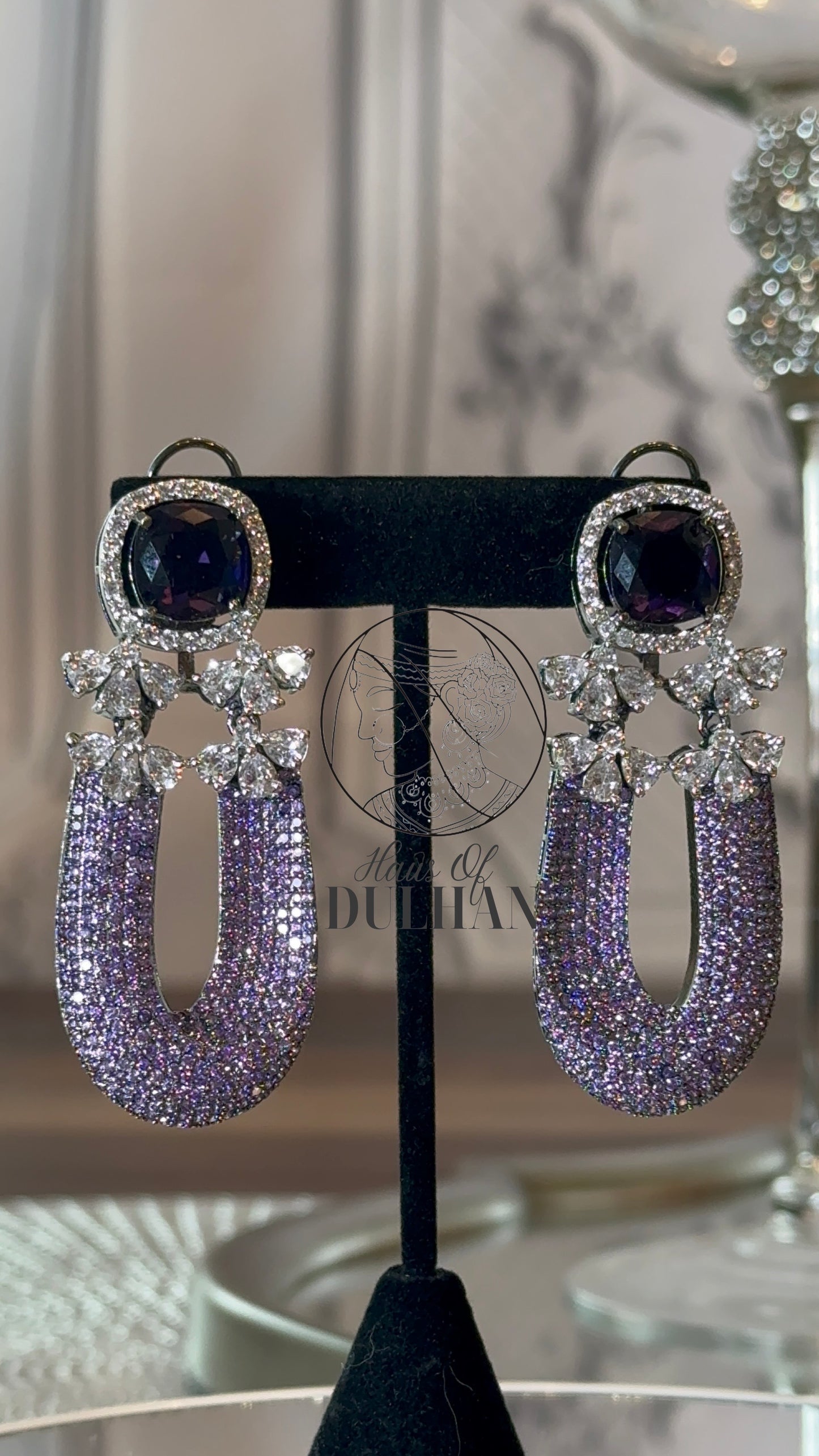 Fizza Lavendar Earrings