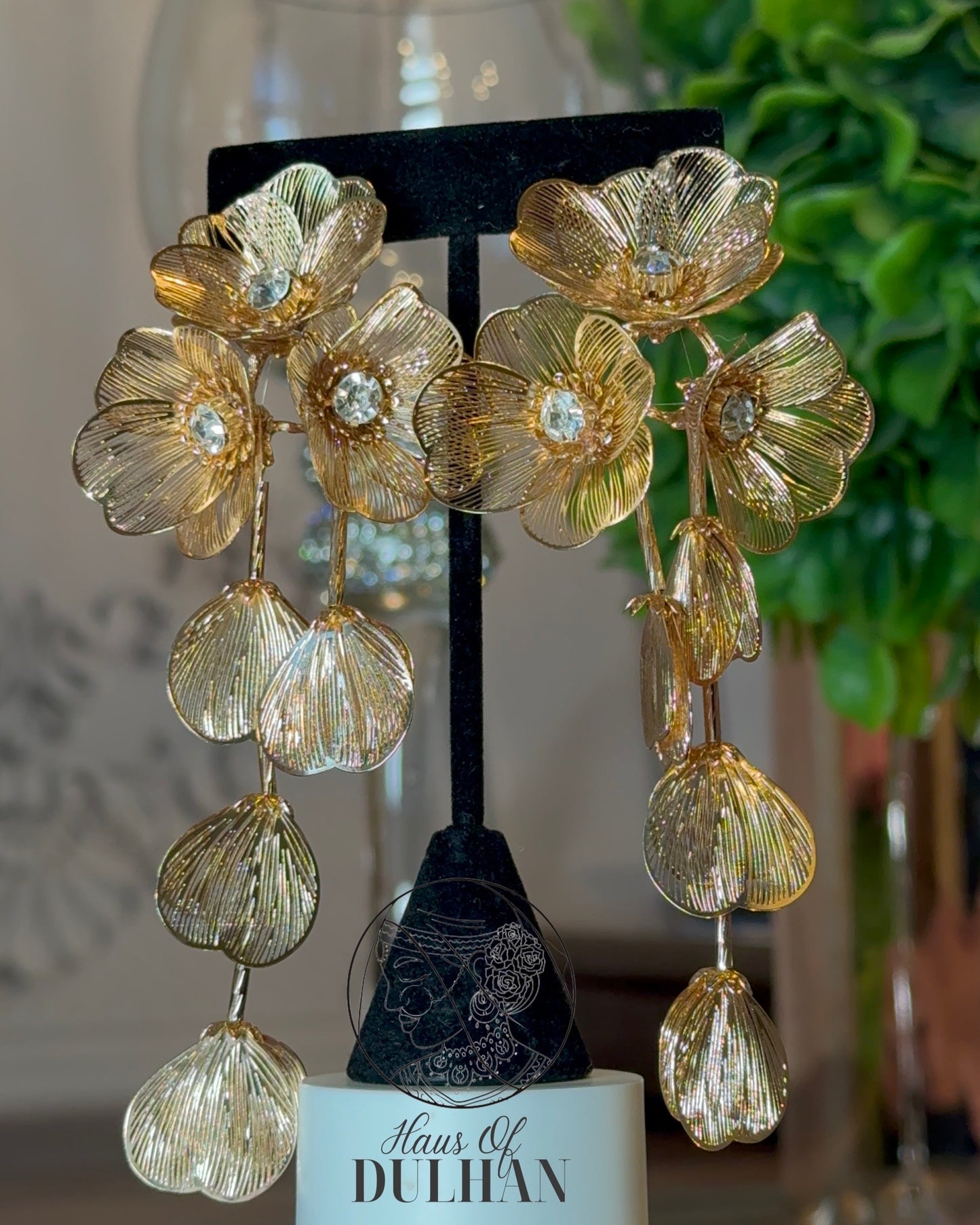 Mia Floral Drop Earrings