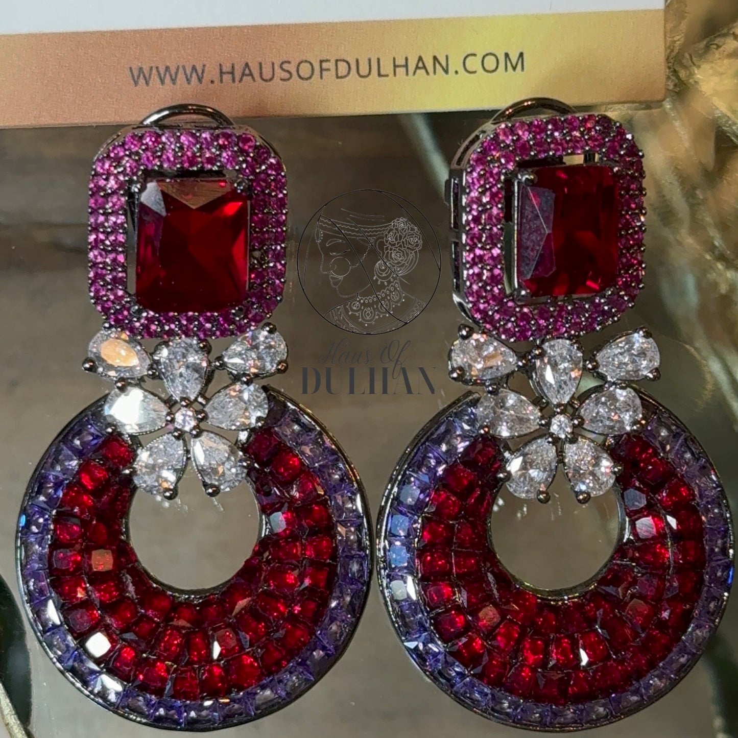 Laila shaded earrings