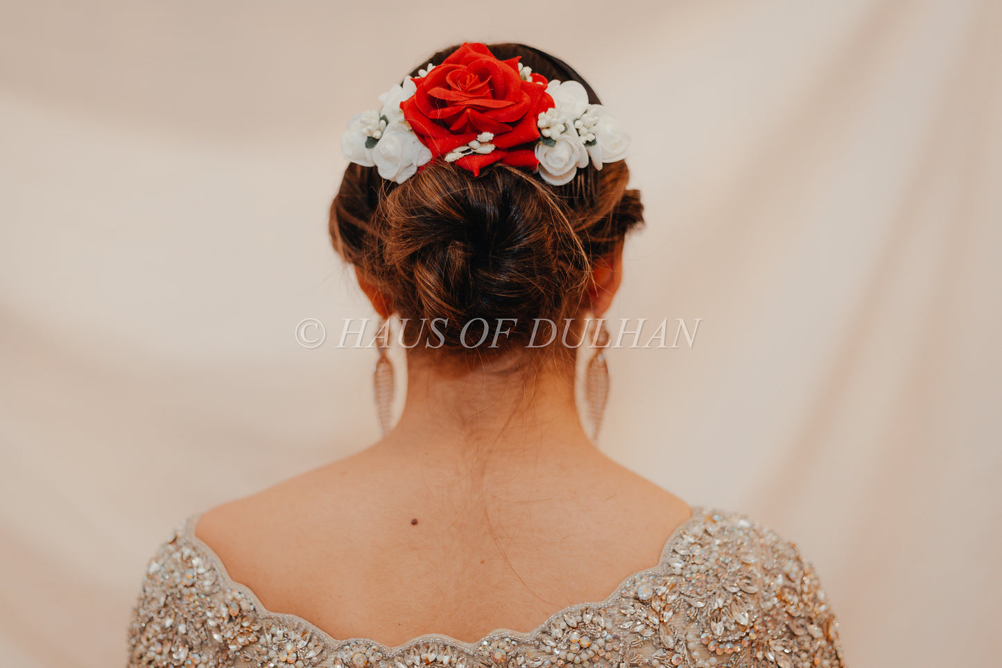 Maha- Red and White Rose Comb